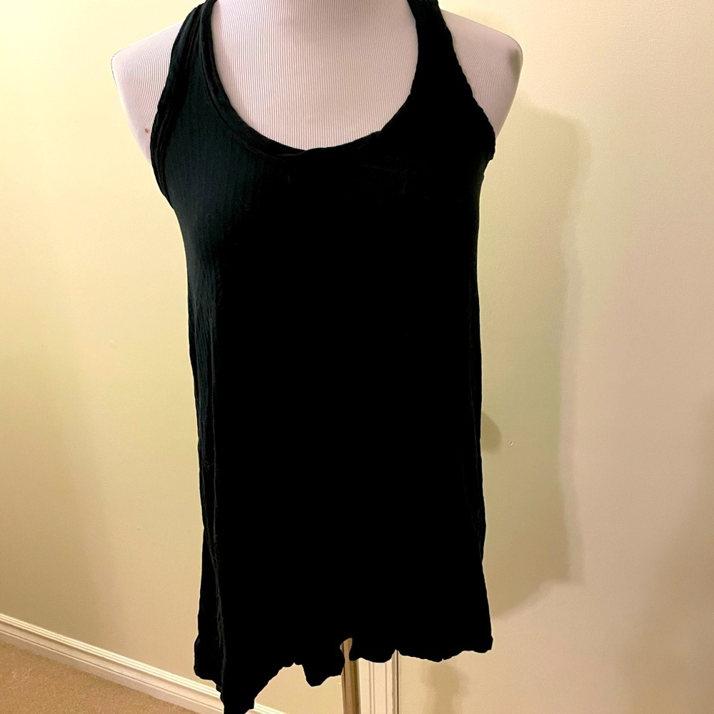 Basic black tank top